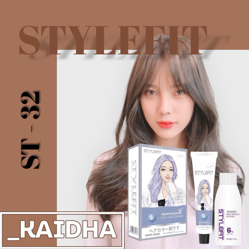 STYLEFIT ครีมย้อมผม ยาย้อมผมโฟมเปลี่ยนสีผม ติดทนนาน ไม่ฉุน ไม่ระคายเคืองหนังศรีษะ พร้อมอุปกรณ์ Color