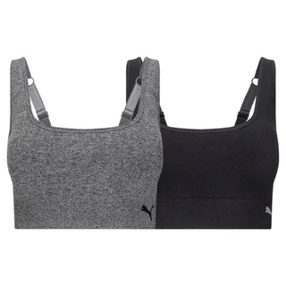 PUMA Seamless Sports Bra สปอร์ตบราไร้ตะเข็บ ผ้านุ่ม ยืด ใส่สบาย สายสามารถไขว้ได้ 2 แบบ 🇺🇸💯