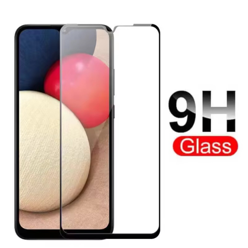 ฟิล์มกระจกนิรภัย Samsung A12 ฟิล์มกระจกซัมซุง ฟิล์มกระจกเต็มจอ ขอบดำ ฟิล์มกันกระแทก ฟิล์มกระจก Samsu