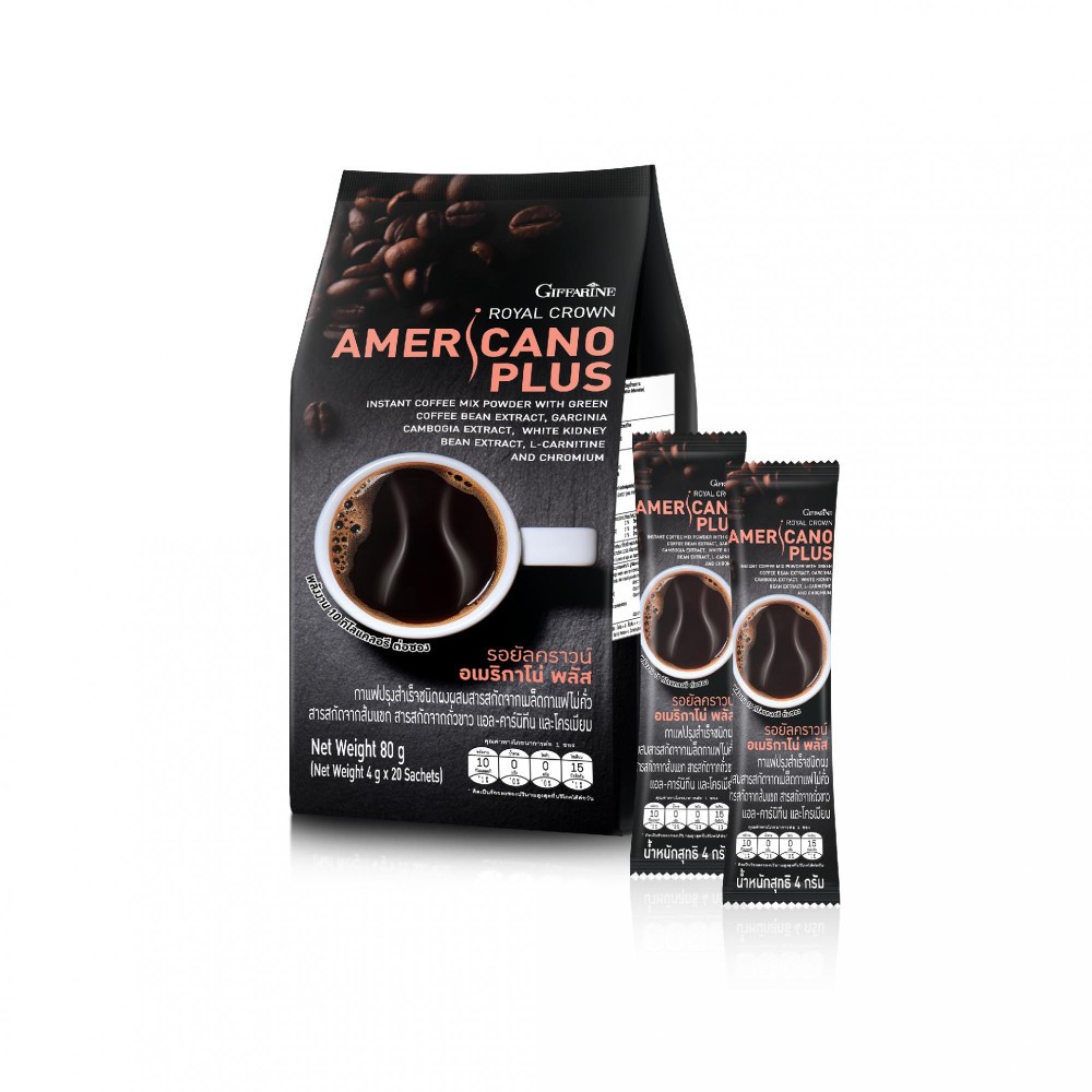 กาแฟอเมริกาโน่ พลัส กิฟฟารีน Giffarine Royal Crown Americano Plus
