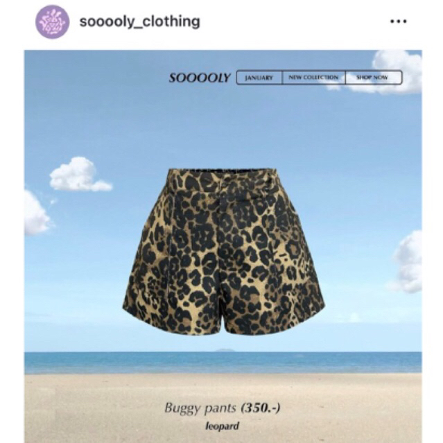 soooly_clothing : Buggy pants  📿 กางเกงลายเสือ ขาสั้น  *ทักแชทสอบถามก่อนสั่งซื้อนะคะ