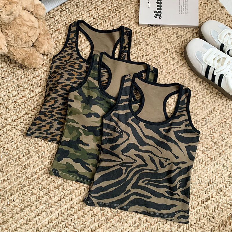 เสื้อกั๊ก เสื้อกล้ามวินเทจ งานขอบ ผ้ายืดได้ เข้ากับหลักหลายสไตล์ หน้าร้อนต้องมี#0305 - รูปที่ 5