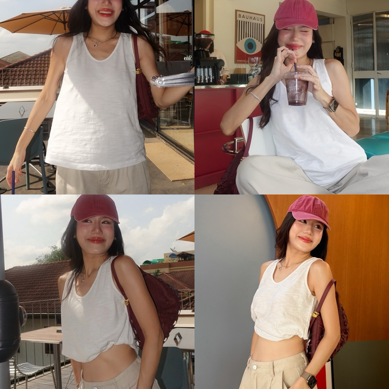 SELENA TANK TOP(10วันจัดส่ง)