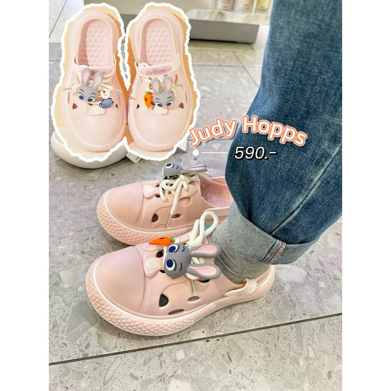 Sanfu xSanrio Zootopia Tom&Jerry รองเท้าแตะหลุมทรงcrocs ใส่นอกบ้าน