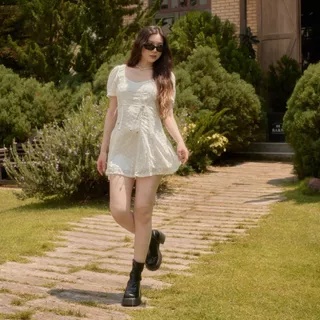 เดรสสั้น Greta Dress | PJKK.STUDLO