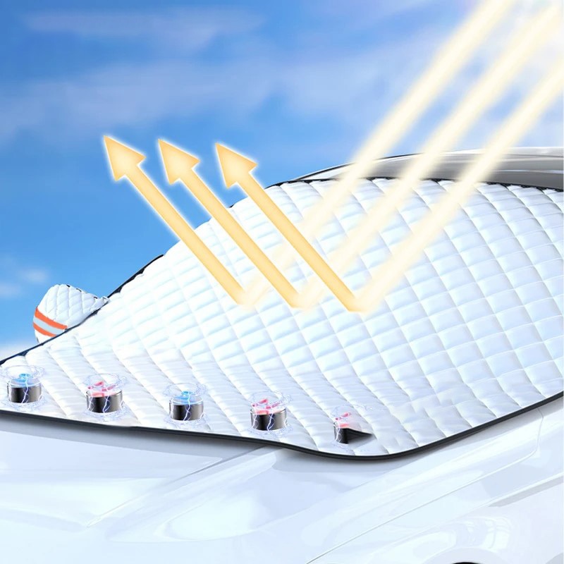 MITSUBISHI NEW TRITON XPANDER CROSS PAJERO ATTRAGE MIRAGE แผ่นกันแดดรถยนต์ กันน้ำ ใช้ได้ทุกฤดูกาล สำหรับกระจกหน้ารถ - รูปที่ 2