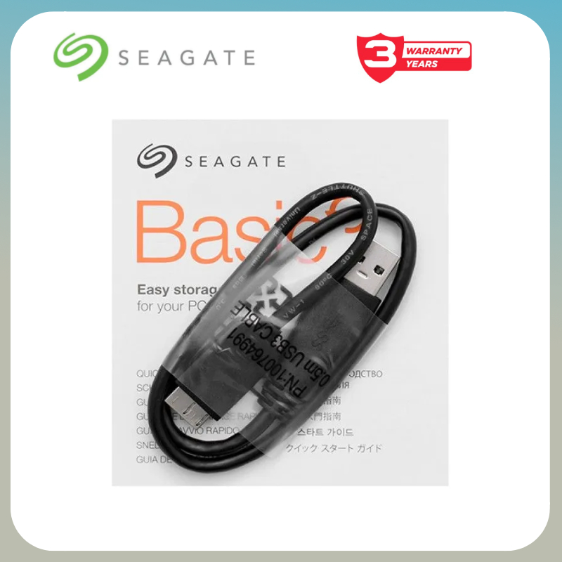 Storage tools！Seagate Backup Slim พร้อม USB3.0 1TB/2TB/4TB, Seagate Original ฮาร์ดไดรฟ์ภายนอก