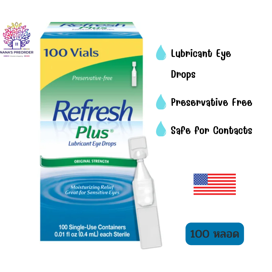น้ำตาเทียม Refresh Plus Lubricant eye drops