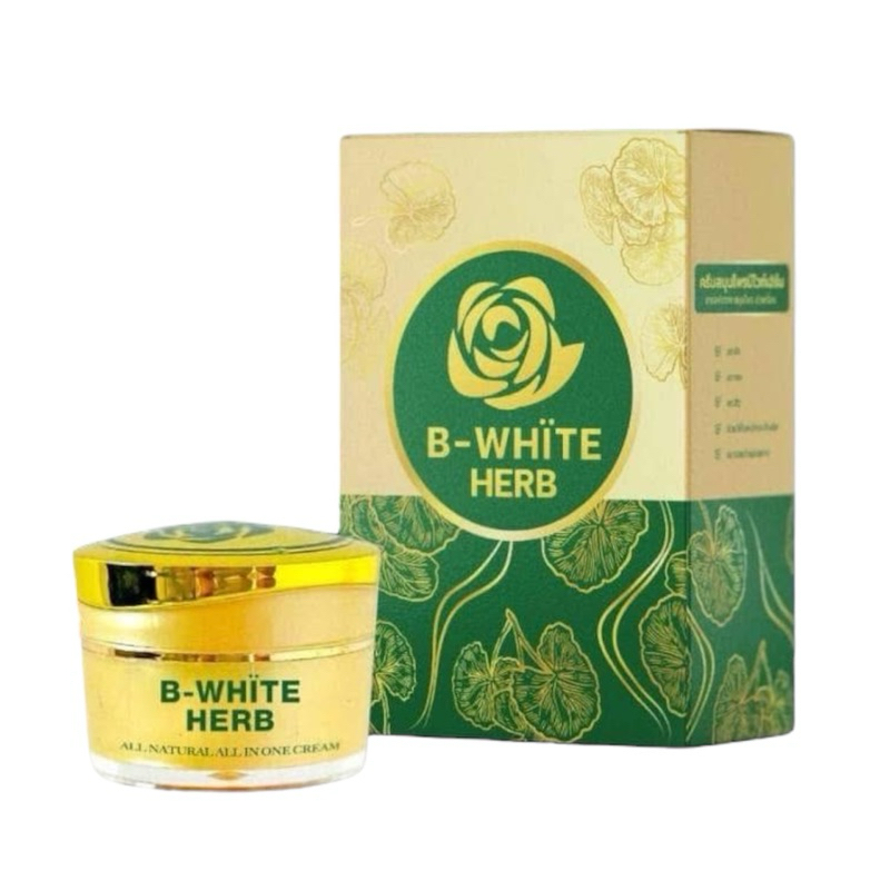 ครีมสมุนไพร บีไวท์เฮิร์บ ปลอดภัยต่อผิว บรรจุ 5 กรัม - BWhite Herb