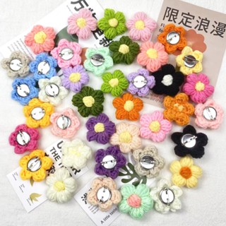 เข็มกลัด เข็มกลัดดอกไม้ถัก ทำด้วยมือ ใช้สำหรับตกแต่งเสื้อผ้า…