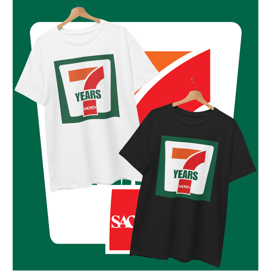 เสื้อยืด Saosin 7 Years เซเว่น (Cotton 100%)