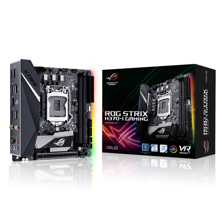 MAINBOARD (เมนบอร์ด) 1151v2 ASUS ROG STRIX H370-I GAMING WIFI [Mini-ITX] พร้อมส่ง