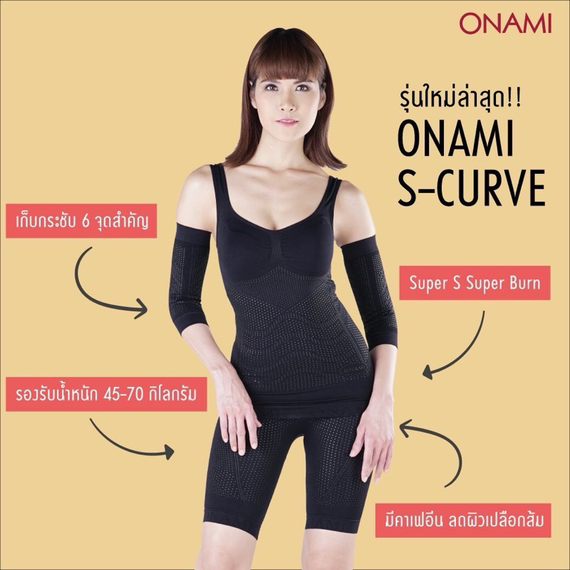 ล้างstock1แถม1❤️Onami S-Curve ซื้อ1ชุด(5ชิ้น) แถมเลกกิ้ง​ยีนส์ ​5​ ส่วน​ 1 ​ตัว​