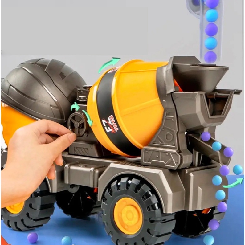 dtxmarket แม็คโครของเล่นเด็ก คันใหญ่ ของเล่นเด็ก รถของเล่น รถแม็คโคร รถเครน รถมิกซ์ปูน รถดั้ม - รูปที่ 4