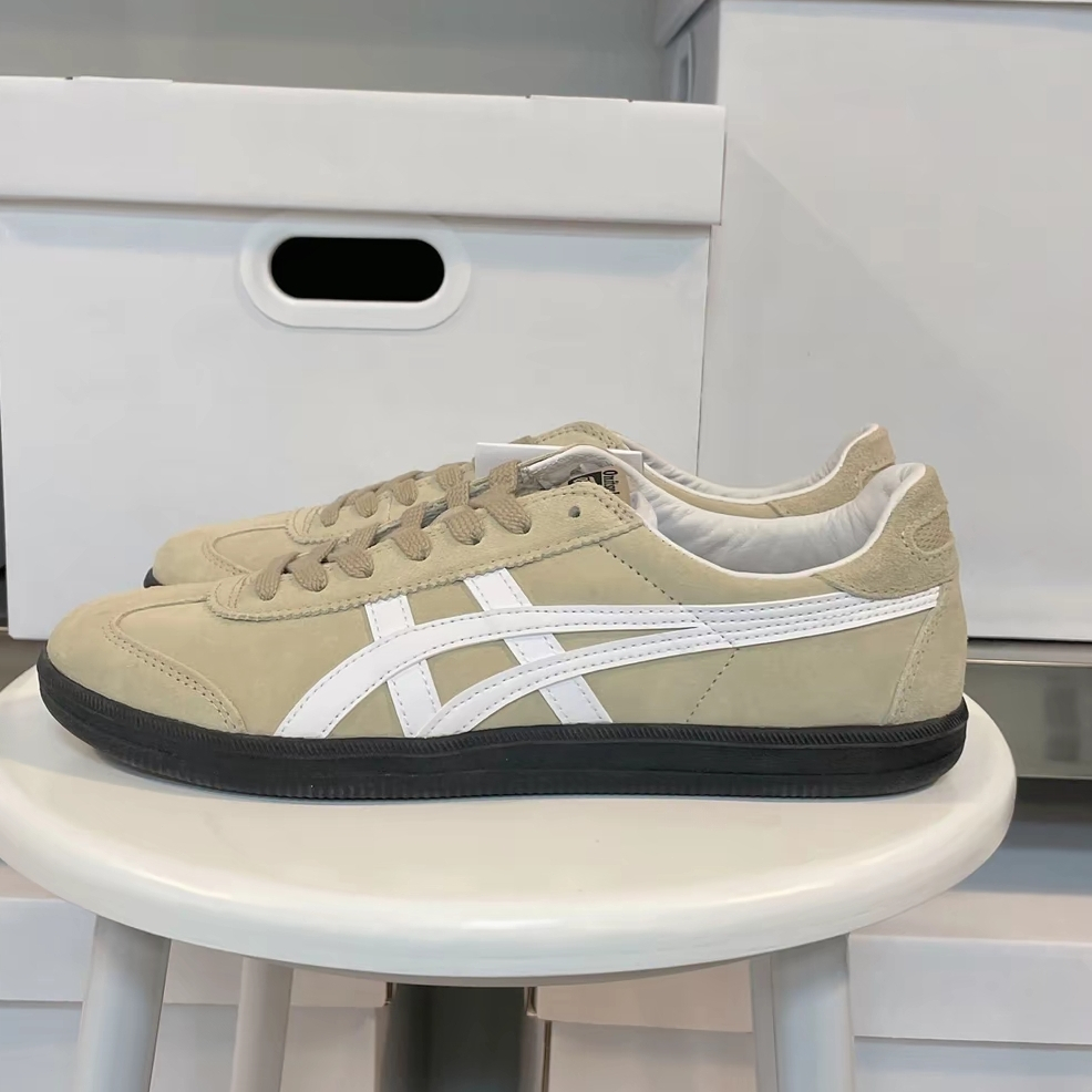 Onitsuka Tiger Tokuten 1183A907-203 สีเขียว แดง รองเท้าลำลอง รองเท้าผ้าใบ