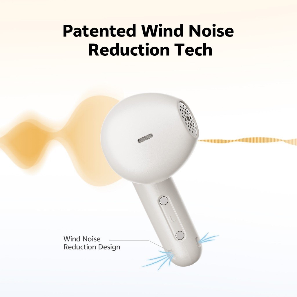 QCY Air Semi In-Ear Truly Wireless Earbuds หูฟังไร้สายบลูทูธ กันน้ำระดับ IPX4 Bluetooth 5.4 iOS/Android ใช้ได้iPhone