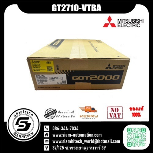 Mitsubishi HMI รุ่น GT2710-VTBA 10.4 นิ้ว 100-240V สินค้าแท้ ป้ายเหลือง