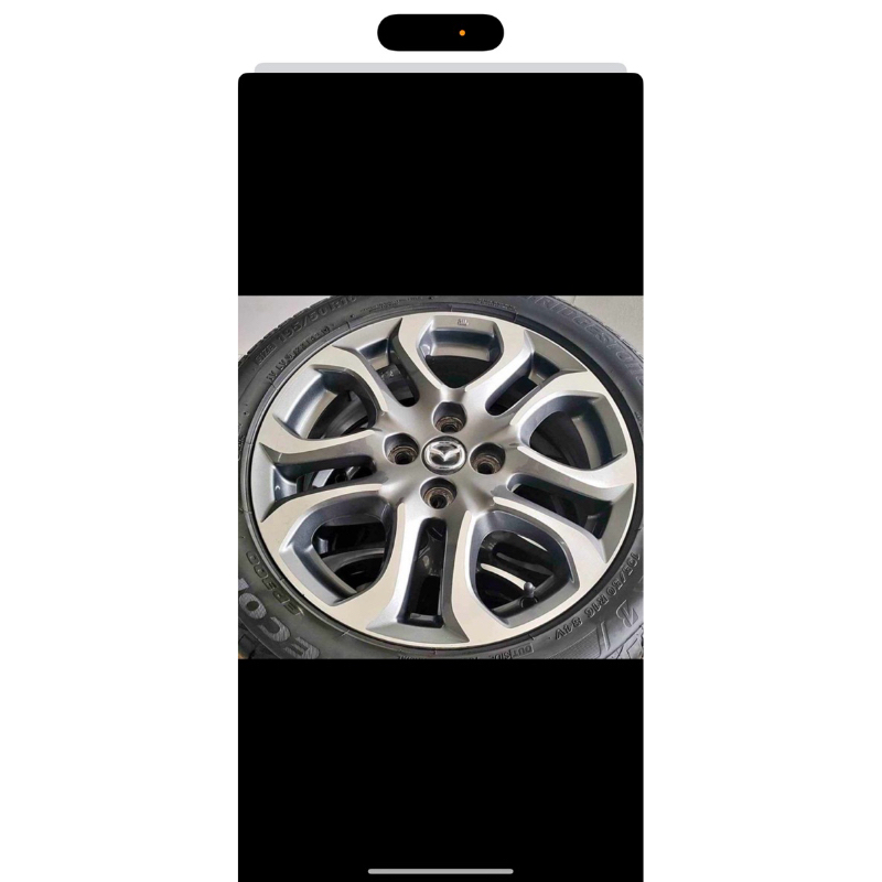 ล้อแม็กซ์เปล่า new mazda2 ขอบ16 4รู100 ราคาต่อวง ซื้อแยกวงได้
