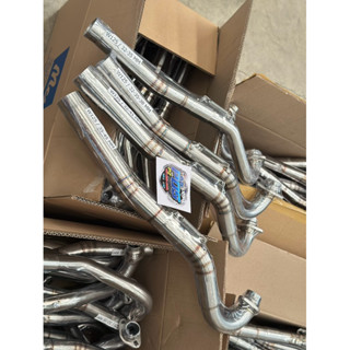 คอท่อเลส W125 4V คอโต เลส304แท้ ขนาด 32-35 / 32-35-38 / 32-4…