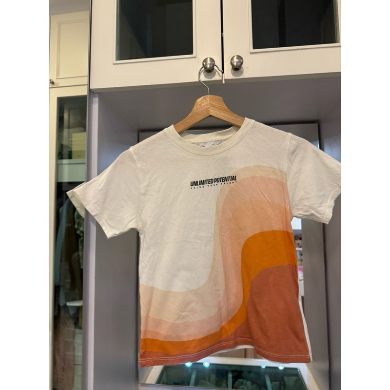 Used เสื้อZara Kid สีครีม