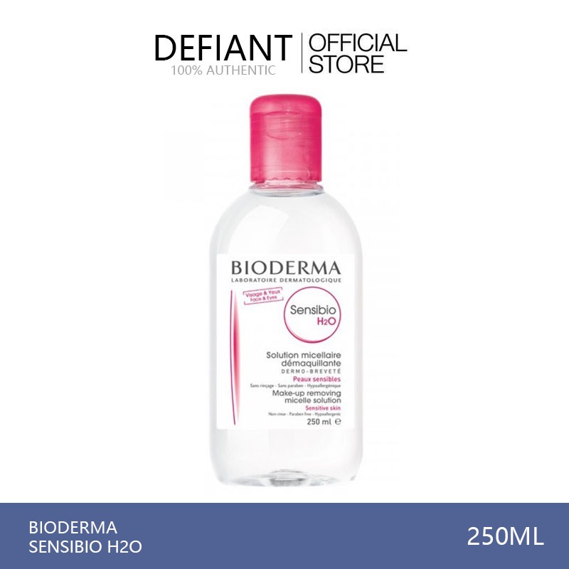 Bioderma Sensibio H2O ไมเซล่าคลีนซิ่งวอเตอร์ คลีนซิ่ง เช็ดเครื่องสำอาง สำหรับผิวแพ้ ระคายง่าย 500 มล. ฝาธรรมดา