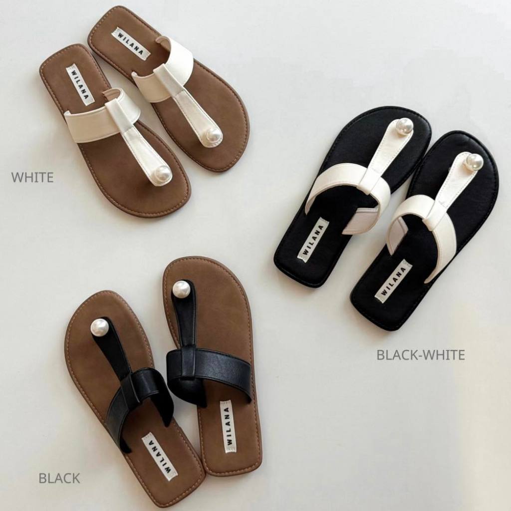 【โค้ดลด+ส่งฟรี🔥】25twentyfives - N47 รองเท้าแตะหูหนีบไข่มุก มินิมอล ส่งตรงจาก WILANA