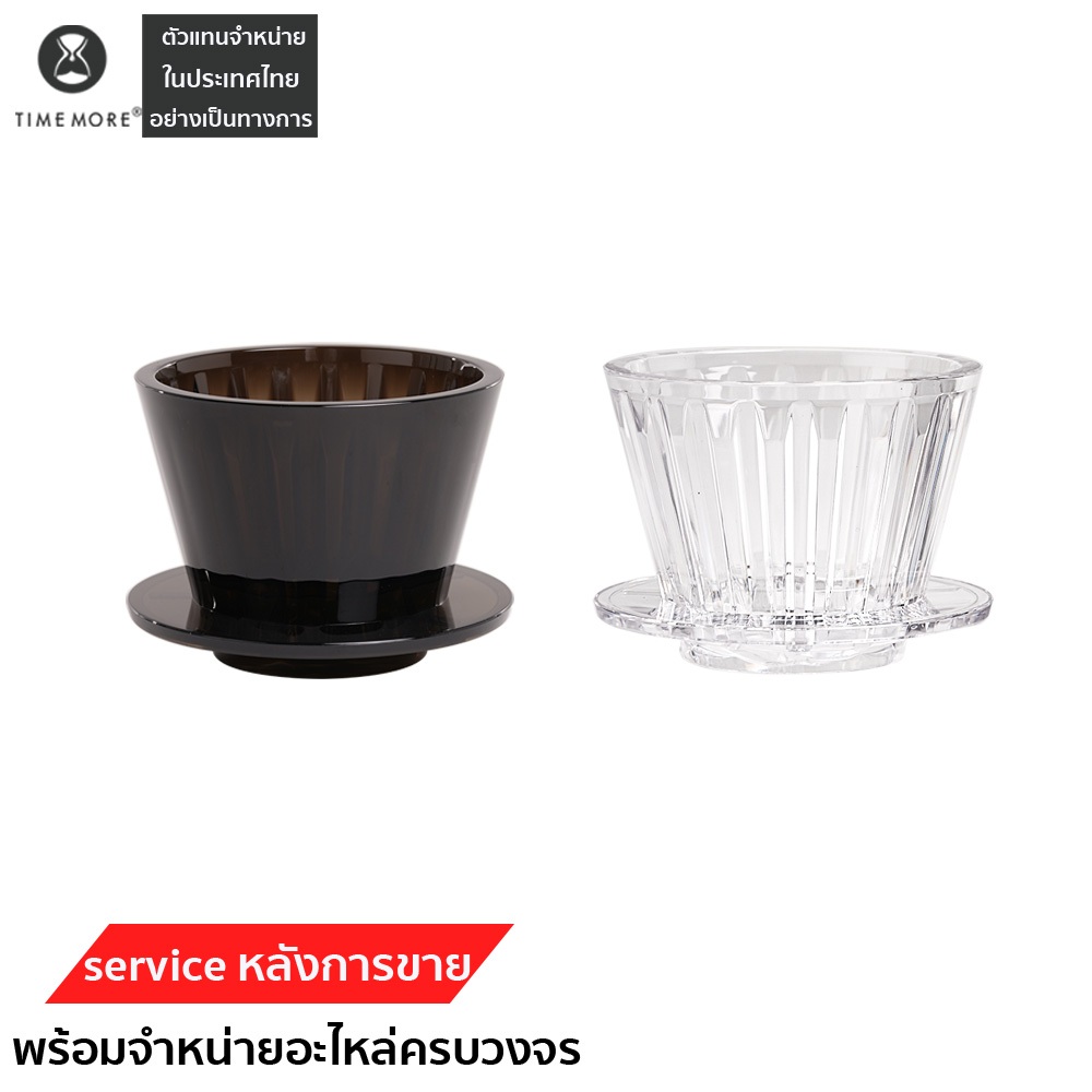 TIMEMORE Crystal Eye B75 Dripper PCTG ดริปเปอร์ทรง Basket ดริปเปอร์กาแฟ อุปกรณ์ชงกาแฟ