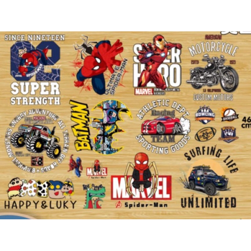 312สติ๊กเกอร์การ์ตูนสติ๊กเกอร์ตัวหนังสือโลโก้รีดติดเสื้อ ตัวรีดร้อนติดเสื้อ อาร์มติดเสื้อ ติดกระเป๋า ติดผ้าได้หลายชนิด