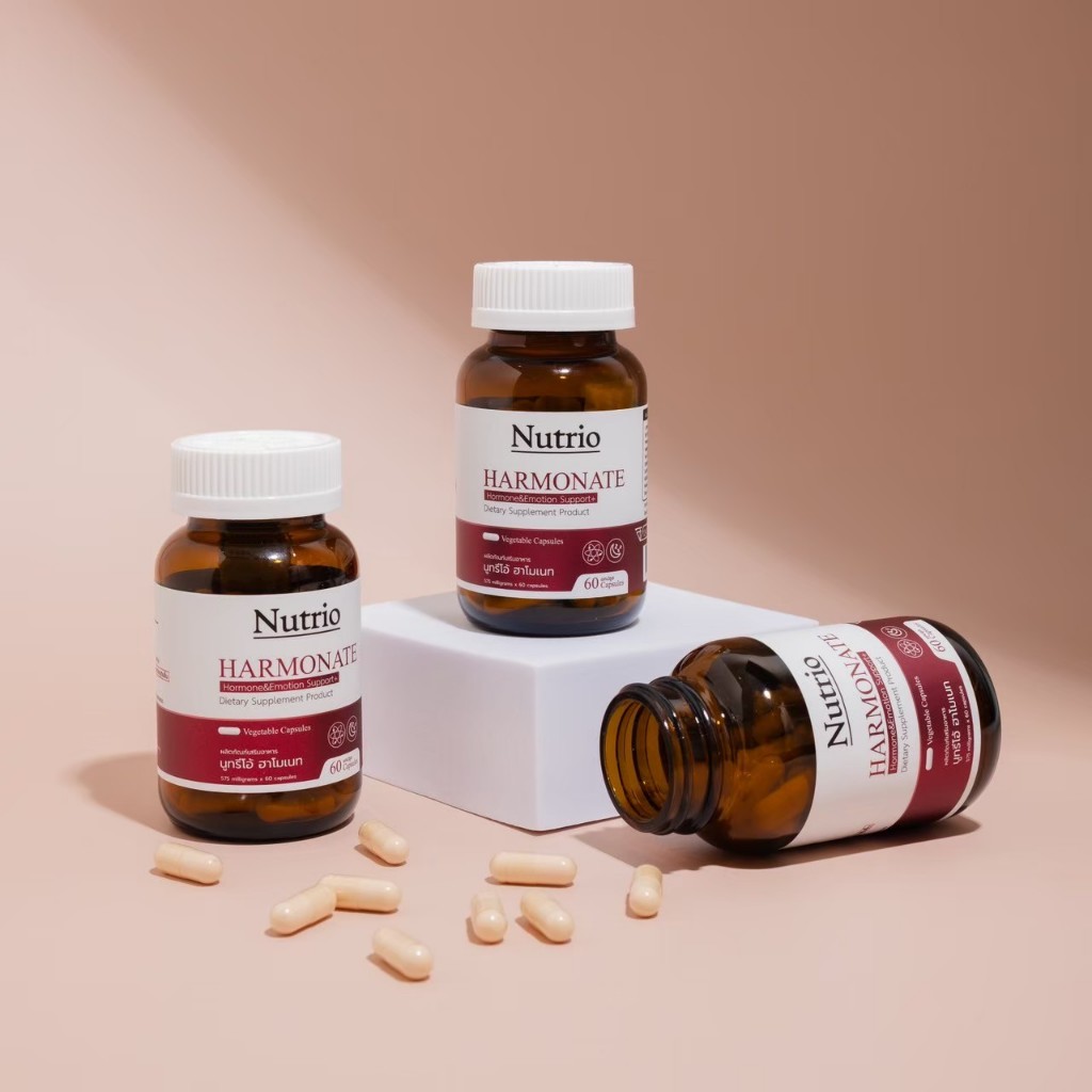 Nutrio ฮาร์โมเนท ปรับสมดุลฮอร์โมน ลดวัยทอง เผาผลาญดี หลับลึก ผิวดี
