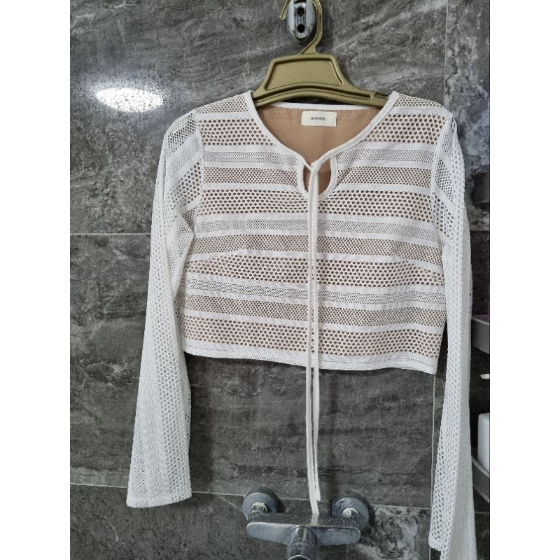 [likenew]nomade kimiko lace crop top