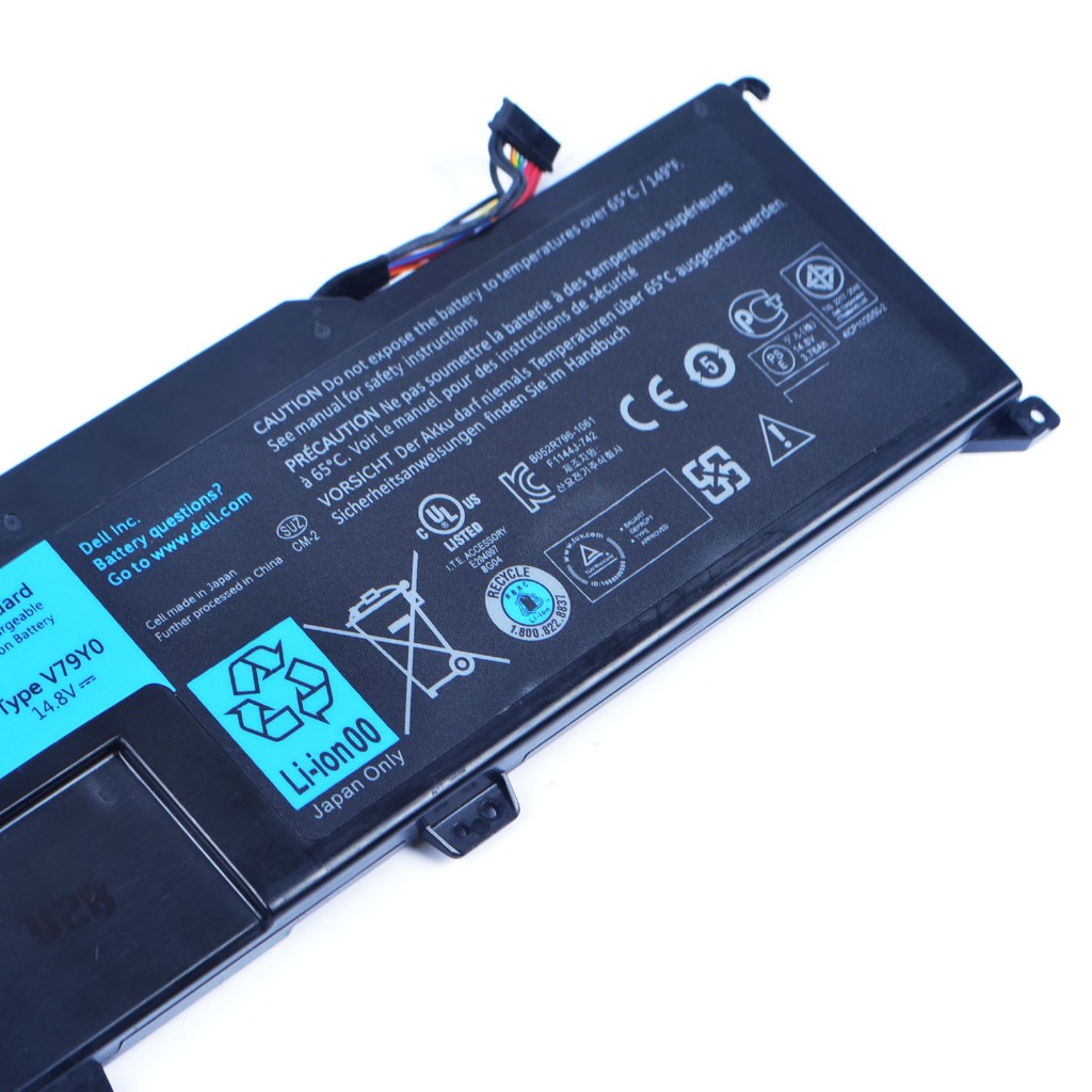 Battery Dell XPS 14z Series V79Y0 : 14.8V-3800mAh Black (CYBERBATT)