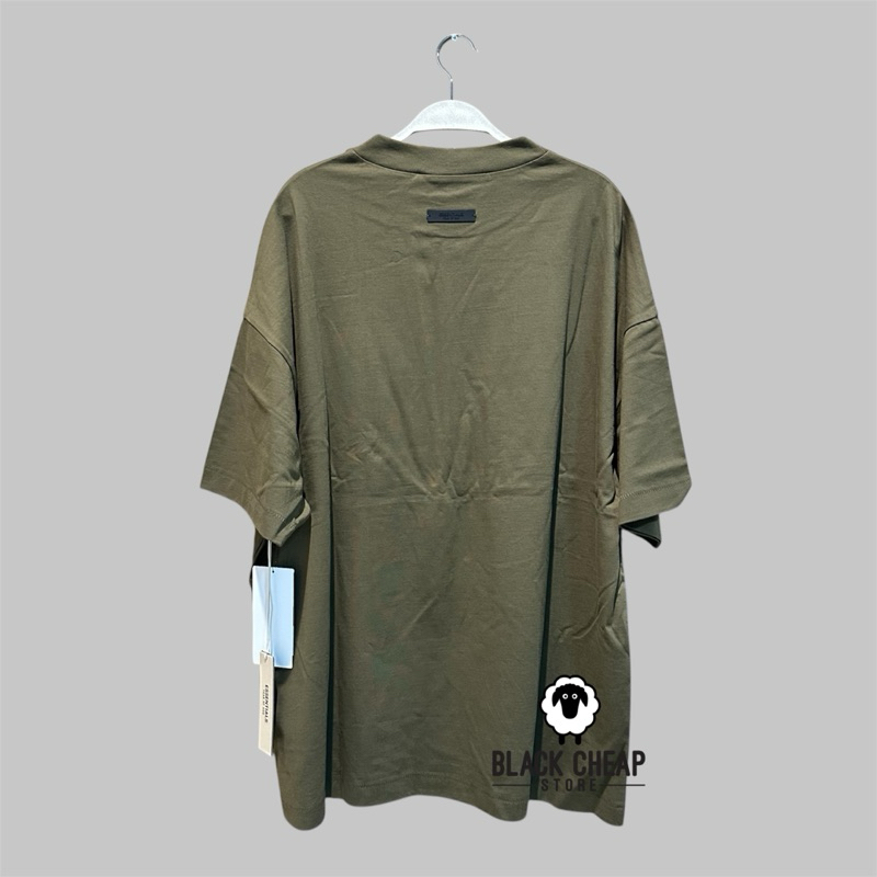 พร้อมส่ง (ของแท้ 100%) เสื้อยืด Fear of God Essentials Jersey Crewneck Tee มีหลายสี - รูปที่ 4
