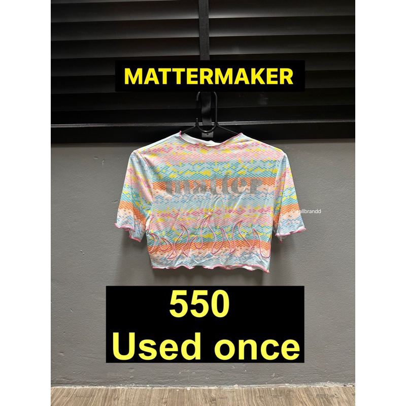 เสื้อยืดMatter makerสีพาสเทลผ้านุ่มใส่สบาย