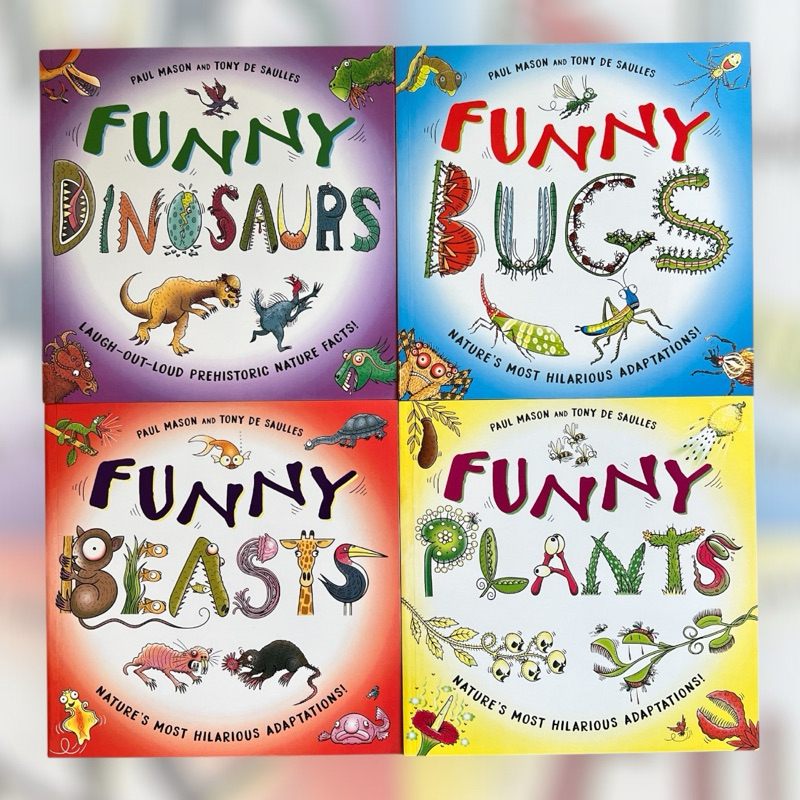 [ถ่ายจากงานจริง ตรงปก] หนังสือชุด Funny Nature แนววิทยาศาสตร์ 4 เล่ม