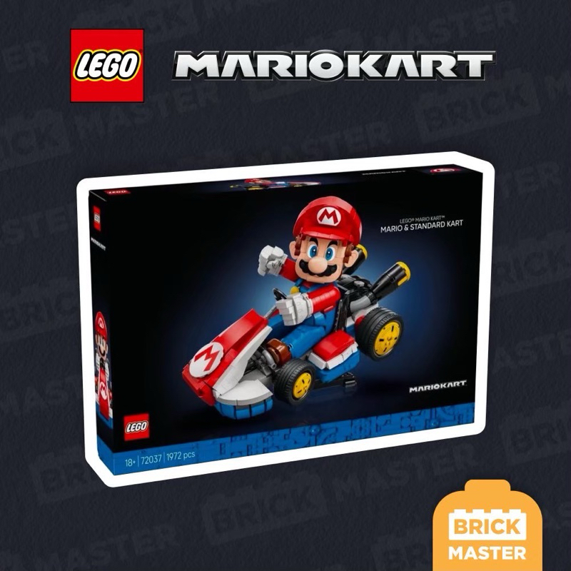 LEGO 72037 : Mario Kart™ – Mario & Standard Kart (เลโก้แท้ มาริโอ้ คาร์ท)