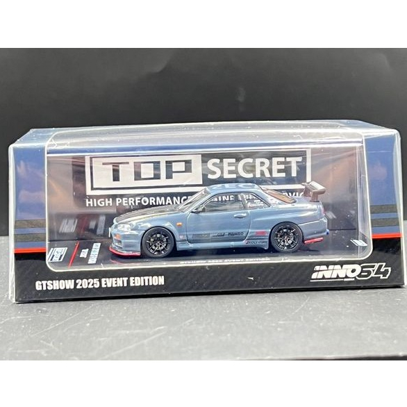 INNO64 NISSAN SKYLINE GT-R R34 "TOP SECRET" GTSHOW 2025 Event Edition