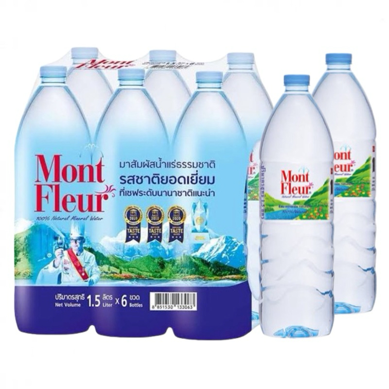 น้ำแร่ : มองต์เฟลอ รุ่น: 6+2 = 8 ขวด ปริมาณ 1.5 ลิตร