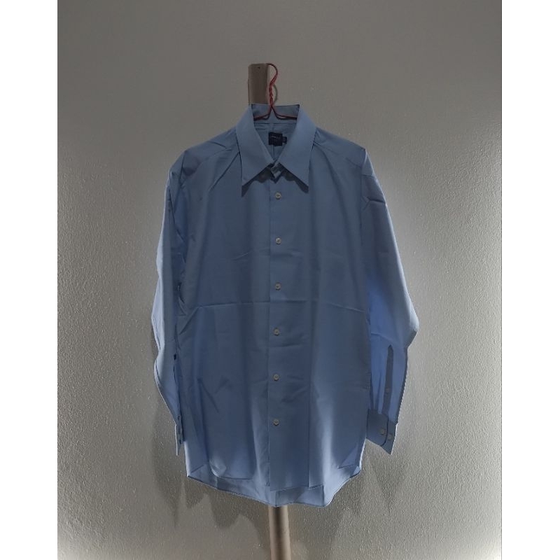 เสื้อเชิ๊ต Arrow สีฟ้า (มือสองสภาพ 90 %) (M)
