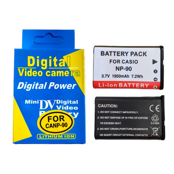 แบตกล้องNP-90 / CNP90 แบตเตอรี่กล้องคาสิโอ Casio Exilim EX-H10 EX-H15 EX-H20 EX-FH100 EX-H20G//0051