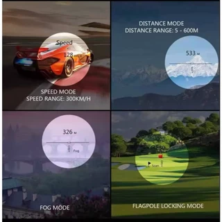 Laser Rangefinder 500M กล้องวัดระยะกอล์ฟ วัสดุเกรดคุณภาพดี