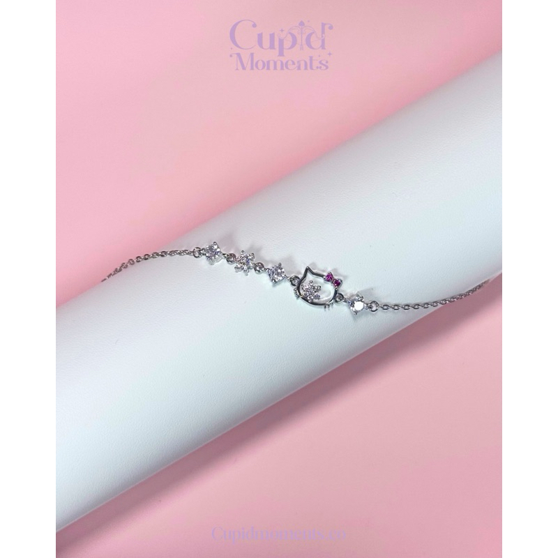 (เงินแท้ S925) My Kitty Bracelet สร้อยข้อมือคิตตี้