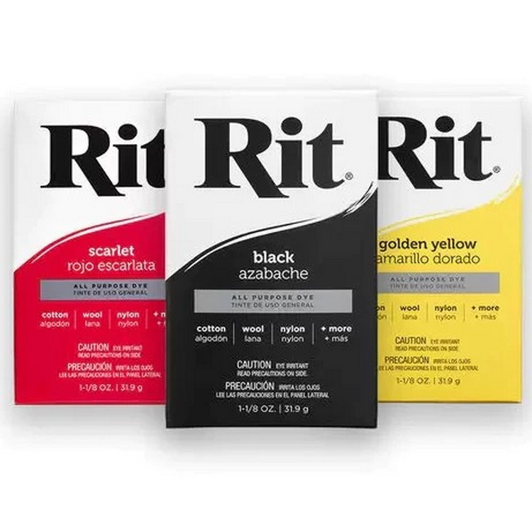 🎨 Rit สีย้อมผ้าอเนกประสงค์สูตร Premium (All-Purpose Powder Dye) ขนาด 31.9g - ผลิตอเมริกาแท้