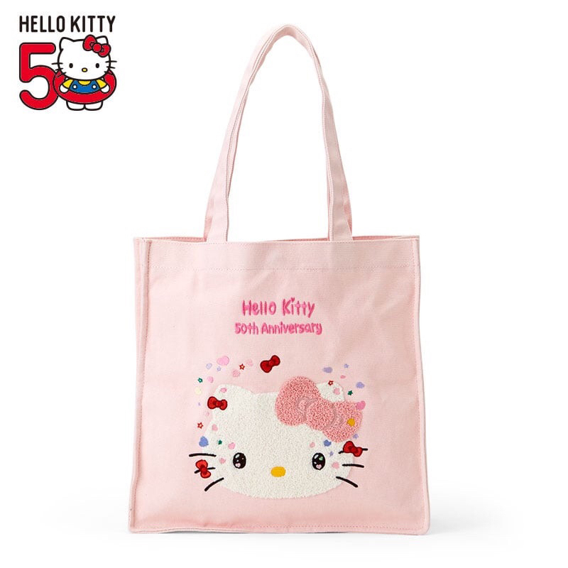 [พร้อมส่ง🇹🇭] ถุงผ้า Hello Kitty©️50th Anniversary Japan