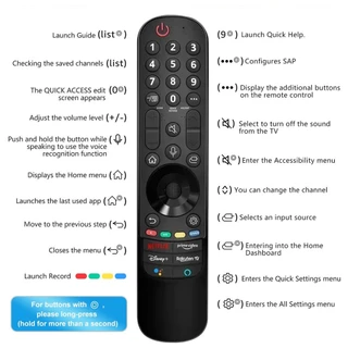 รีโมททีวี lg AN-MR21GA มีคำสั่งเสียง Magic Smart TV รีโมท magic remote lg แท้ AKB76039902