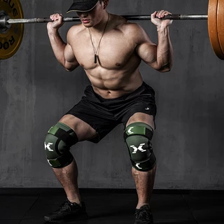 FITTERGEAR : WEIGHT LIFTING KNEE SLEEVES(PRO) สนับเข่าออกกำลังกายแบบพันรัด สำหรับเวทเทรนนิ่ง