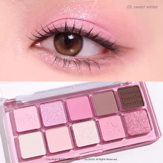 ODBO ICONIC EYESHADOW PALETTE - โอดีบีโอ ไอโคนิค อายแชโดว์ พาเลท 10 ช่อง ขนาด 7g.OD2029