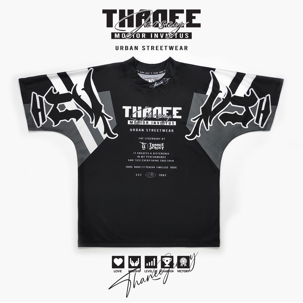 เสื้อแขนสั้น THANEE JERSEY V.2 [ มีไซส์ใหญ่ ]