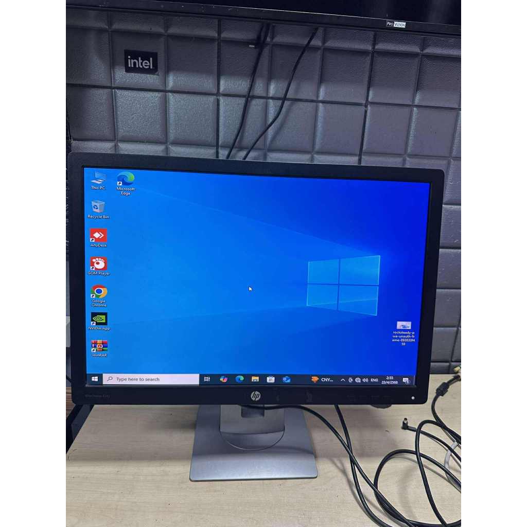 จอมอนิเตอร์(MONITOR) IPS HP EliteDisplay E242 24 นิ้วFULL HD จอคอมพิวเตอร์หมุนได้ ยืดได้ มือ2สภาพดี 