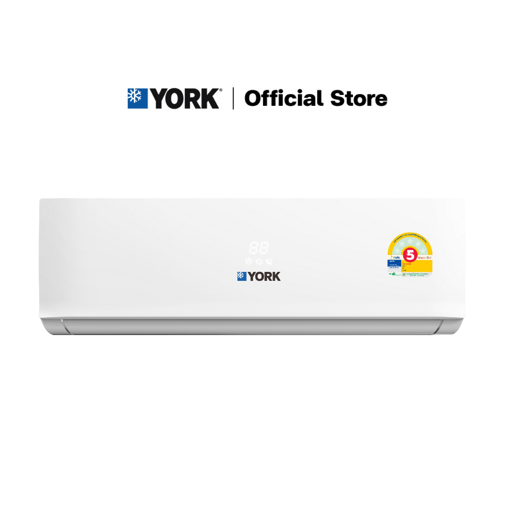 [รับประกัน10ปี] YORK อินเวอร์เตอร์ รุ่น Plasma YJJF น้ำยา R-32 มีระบบฟอกอากาศ Ionizer PM2.5  แอร์ยอร์ค
