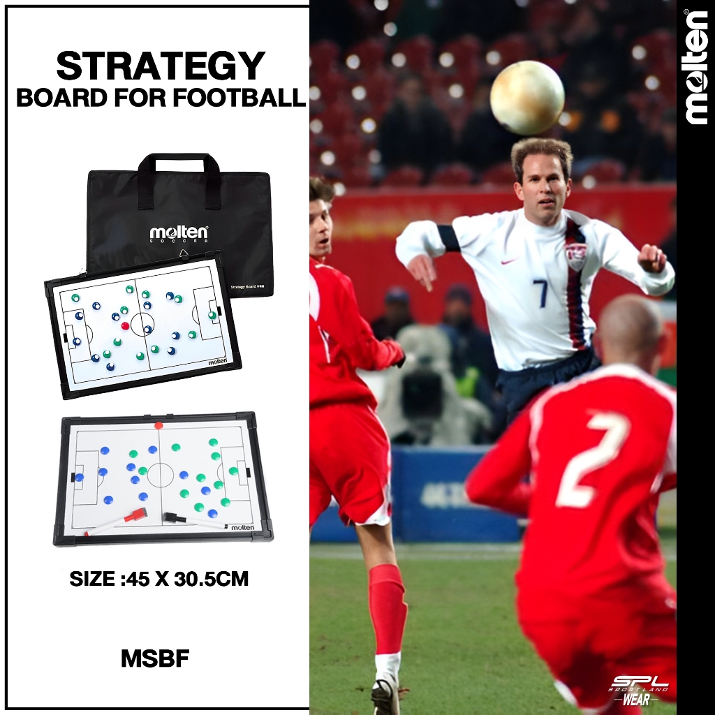 MOLTEN กระดานวางแผน สำหรับฟุตบอล Strategy Board for Football ch MSBF (1750)